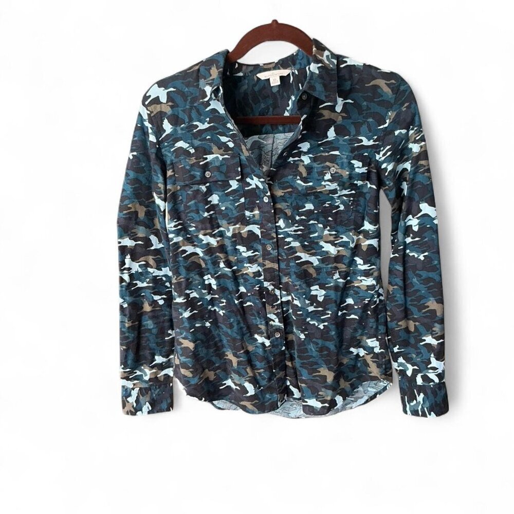 L.L. Bean Women's Signature Utility Shirt 100% cotton size XS
